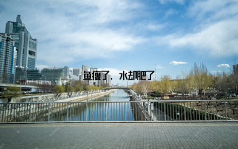 鱼瘦了, 水却肥了