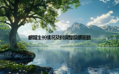 根据生长情况及时调整投喂策略