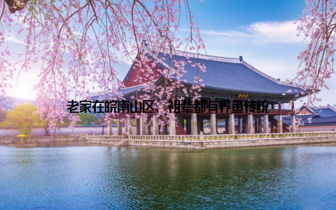 老家在皖南山区, 祖辈都有养鱼传统